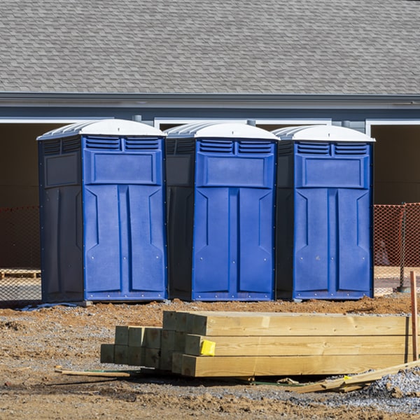 are there any restrictions on where i can place the portable restrooms during my rental period in Sinks Grove WV